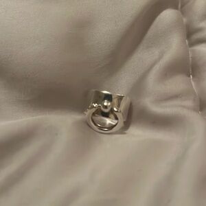 Elegant Silver Ring slave ring